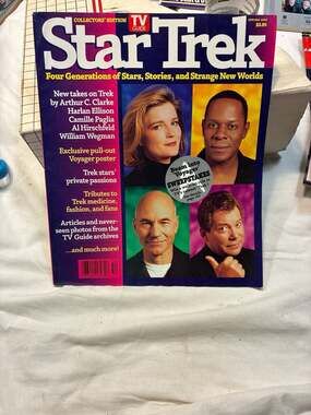 Star Trek TV Guide Collectors Edition Spring 1995 Four Generations of Stars